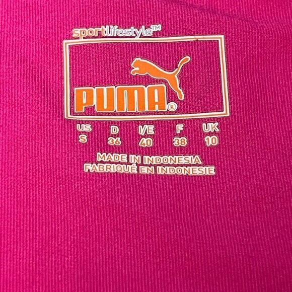 Women's PUMA DRY CELL Pink Shirt size  S - Picture 8 of 9